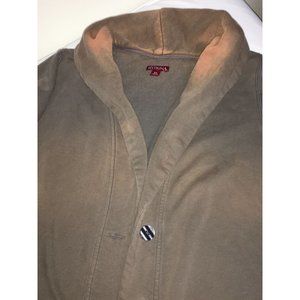 Merona Simply Tye-Dye Jacket size XLarge Button Up Floppy Coat